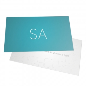 Business card 240grs full color print 2 sided