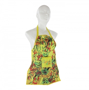 Childrens apron with polyester. Full printing inc.