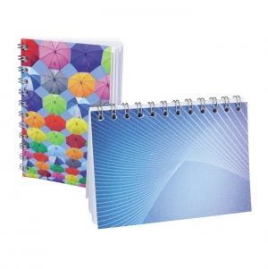 A7 SPIRAL BLOCK PP COVER 2 SIDES 50 SMOOTH FRAMES INCLUDED