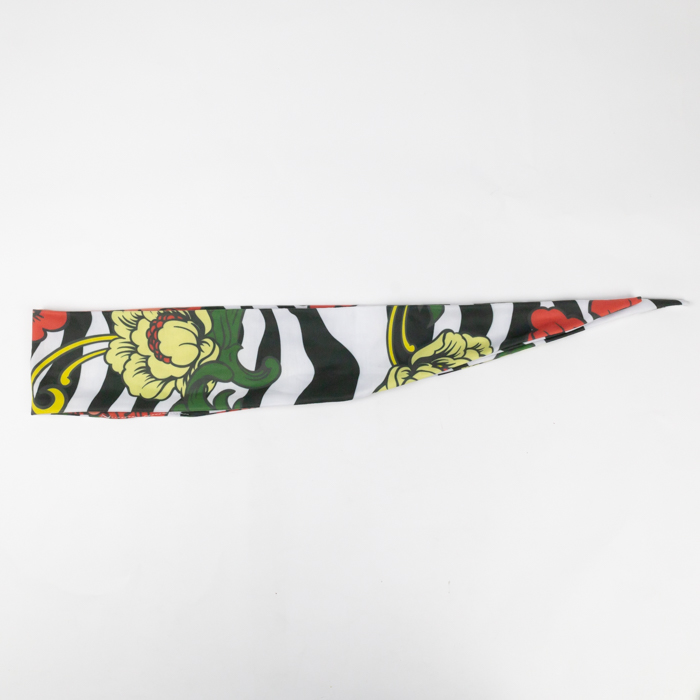 Polyester bandana with cotton touch, full print