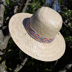 Ruban en polyester RPET pour couture de chapeau, impression