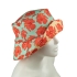 Reversible Panama Hat in RPET Polyester with Four-color Prin