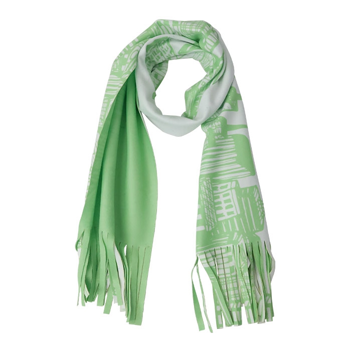 POLAR SCARF WITH 2-SIDED TOTAL PRINTING SLATS