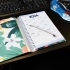 A5 NOTEPAD WITH POLYESTER COVER WITH QUADRICHROME PRINTING