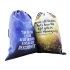 Size XL RPET Polyester Bag with Drawstring, Four-color Print