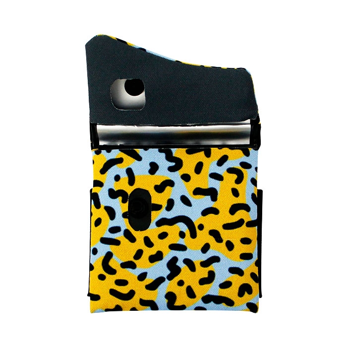 Pocket ashtray cover in polyester fabric with tnt lining