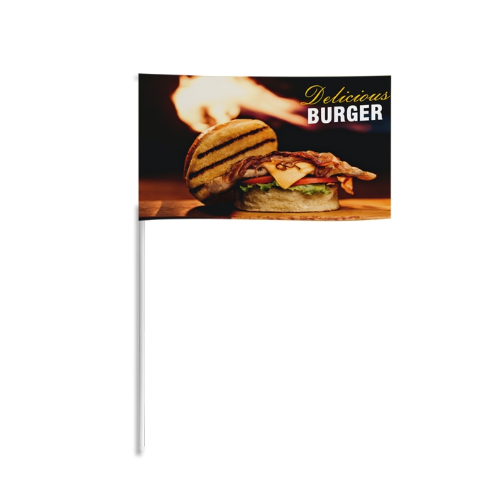 Flag paper 100gr med. 21x31cm squared imp 2 sides
