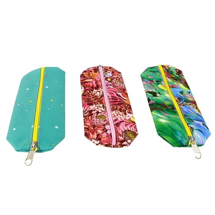 Slim RPET Polyester Pencil Case with Four-color Printing